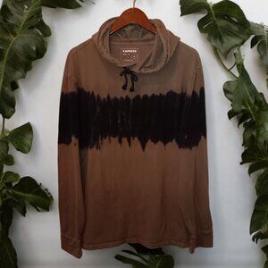 Express ★ Men's Hoodie - Acid Wash Nature Design
